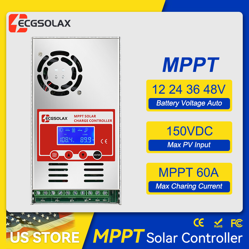 Drone Solar Charger - ECGSOLAX 60A MPPT Solar Charge Controller