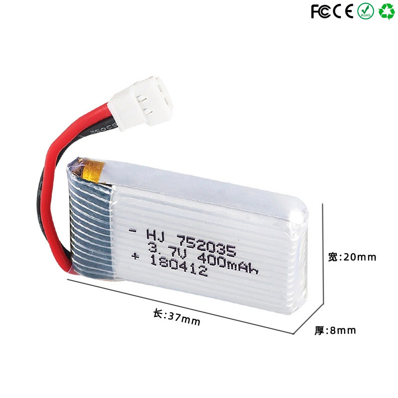 752035 3.7V 400mAh 35C Drone B - đánh giá và giá Eachine Drone E58