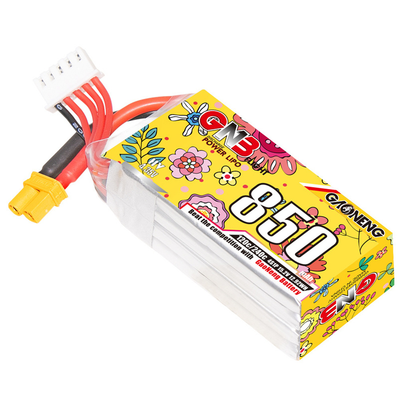 Upgraded GNB 4S 15.2V 850mAh L - đánh giá và giá Drone Power Bank