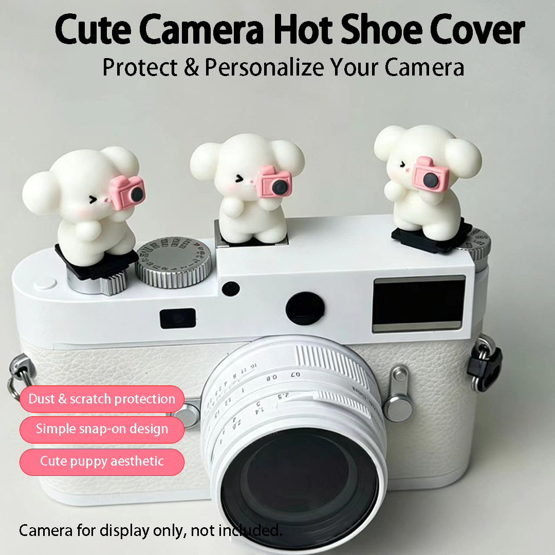 Cute 3D Puppy Camera Hot Shoe  - đánh giá và giá Canon Camera Eos R50